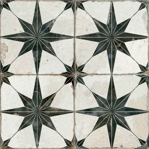 Ca Pietra Spitalfields Ceramic Retro Star Black